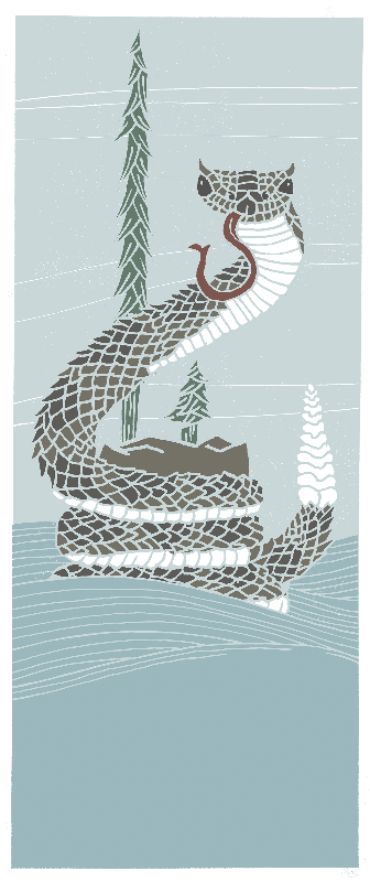 The Rattlesnake of Governor's Island: A great reptile connecting the earth to the sky and protecting the people from dark spirits in Madison, Wisconsin
